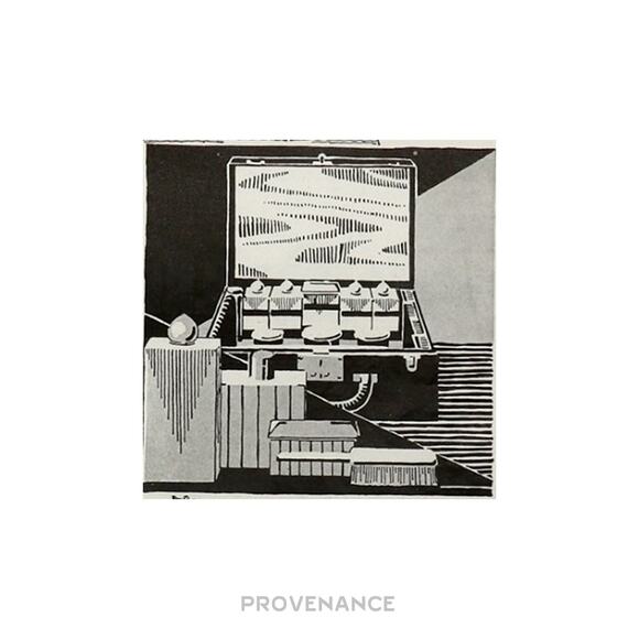 🔴 Louis Vuitton Antique Vintage Newsprint Ad - Vanity Case - Picture 5 of 8